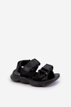 Children's Sandals with Velcro Fastening Black Orretta