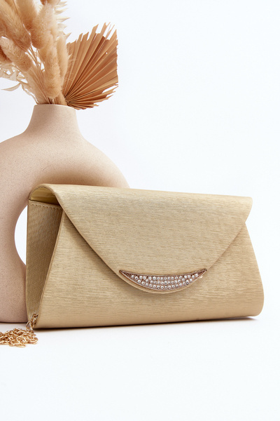 Evening Clutch Bag with Chain Zarani Gold