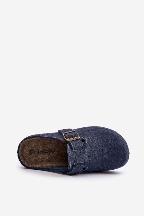 Men's Slippers With Buckle Preventive Slippers Inblu Navy Blue MT000012