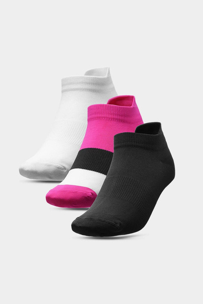 4F Women's Casual Socks 3-PACK 4FAW23USOCF195-90S Multicolor