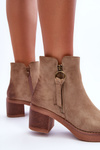 Women's Classic Suede Boots Beige Limoso