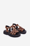 Girls Sandals With Decorative Detail Panther Serina