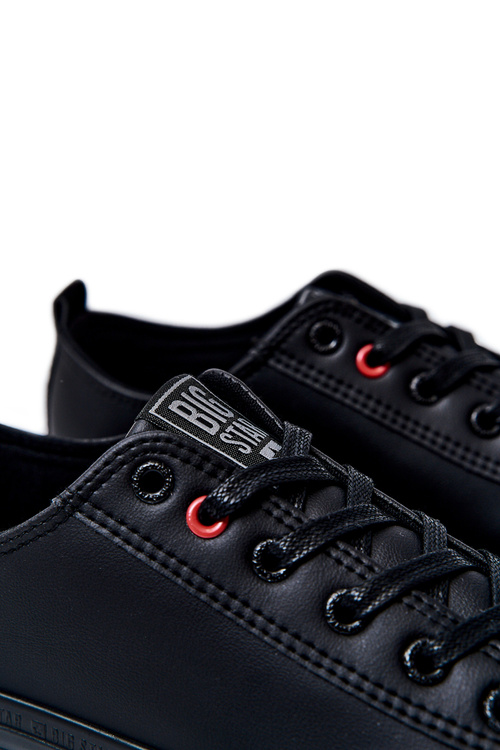 Men's Leather sneakers BIG STAR JJ174005 Black