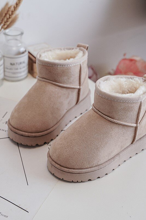 Children's Snow Boots Botki Insulated Beige Nallita