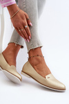 Women's Flat Loafers Gold Enzla