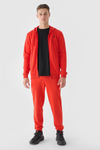 Men's Tracksuit Hoodie Zip Red 4FWMM00TSWSM1466-60S