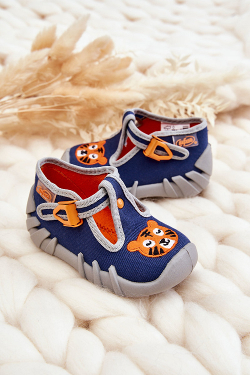 Shoes Befado slippers Tiger 110P462 Navy