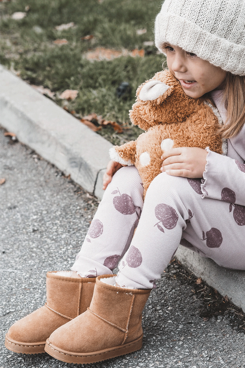 Kids' Warm-up Snow Boots Camel Gooby