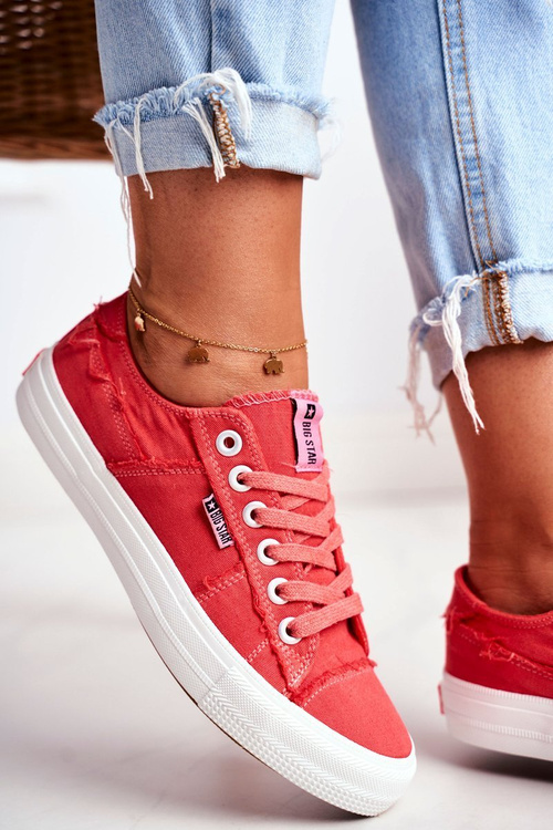 Women's Sneakers Big Star Red DD274449