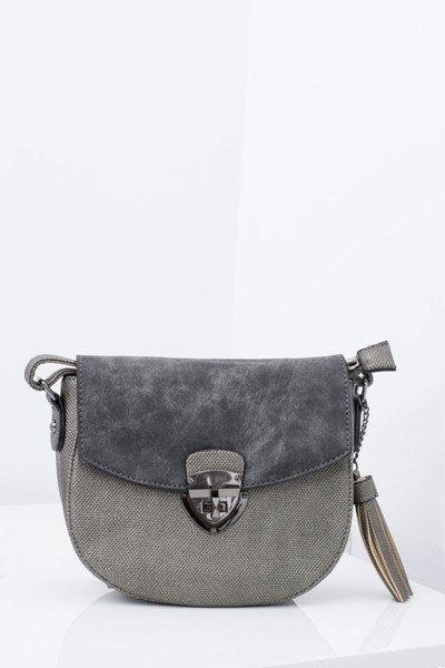 Handbag Women's Letter Bag Dark Silver
