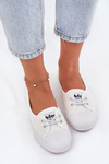 Trampki Tenisówki Z Haftem Damskie Białe Lee Cooper LCW-25-31-3447L
