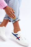 Women's Low-Top Sport Shoes with Straps White Alemessa