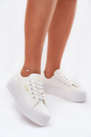 Womens Platform Sneakers Lee Cooper LCW-25-31-3450L White