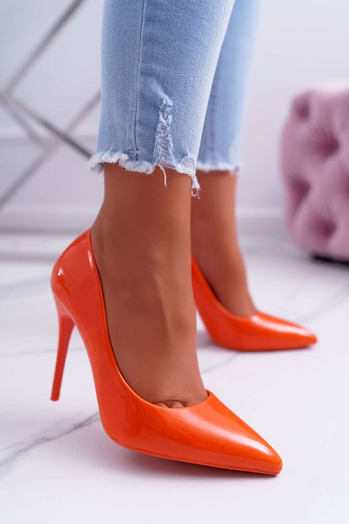 Women's Orange Yanna Stilettos