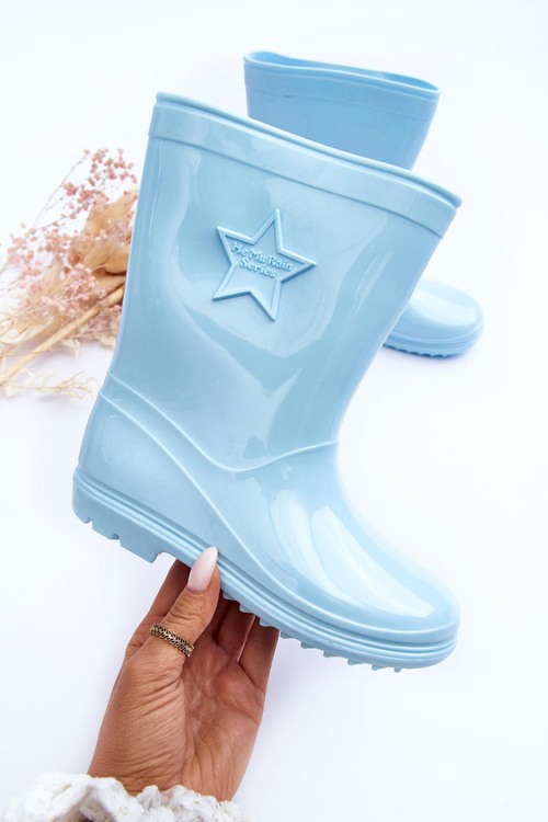 Child's Rubber Boots Light Blue Malvi