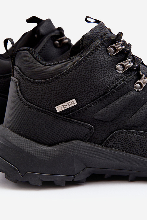 Men's Padded Sneakers Black Big Star MM174156