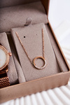 GG Luxe Rose Gold Watch And Jewelry Set