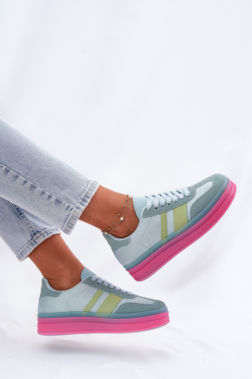 Low Platform Sneakers Blue Ovivene
