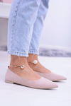 Powder Pink Ballerinas with Mami Pointed Bracelet