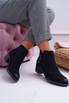 Women's Flat Heel Boots Black Tristram