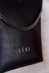 Classic Leather Handbag Nobo M1280-C020 Black