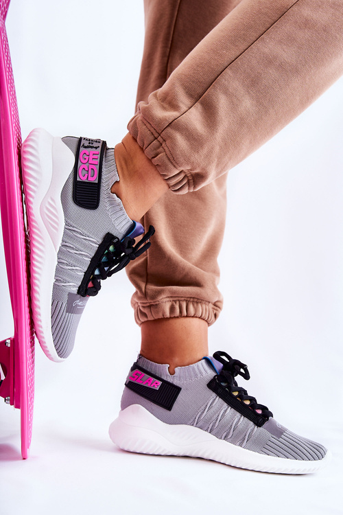 Women's Sport Shoes Slip-on Grey Klayra