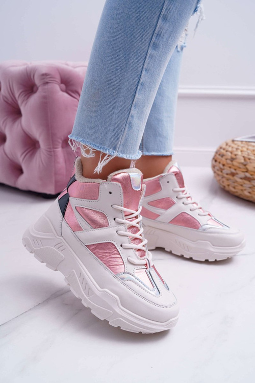 Women's Sports Shoes Pink Warm Midrow