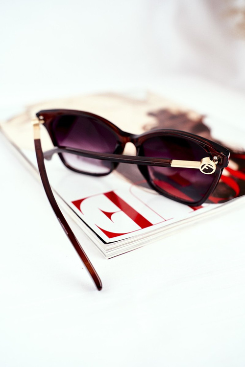 Women's Sunglasses Brown Prius PR-V7/2 Black Gradient