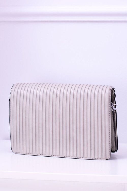 Grey Women's Classic Striped Handbag