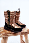 Children's Wool Warm Snow Boots With A Golden Delhi