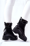 Leather boots Black Meridiah 