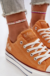 Women's sneakers on a thick sole Lee Cooper LCW-24-31-2216 Orange