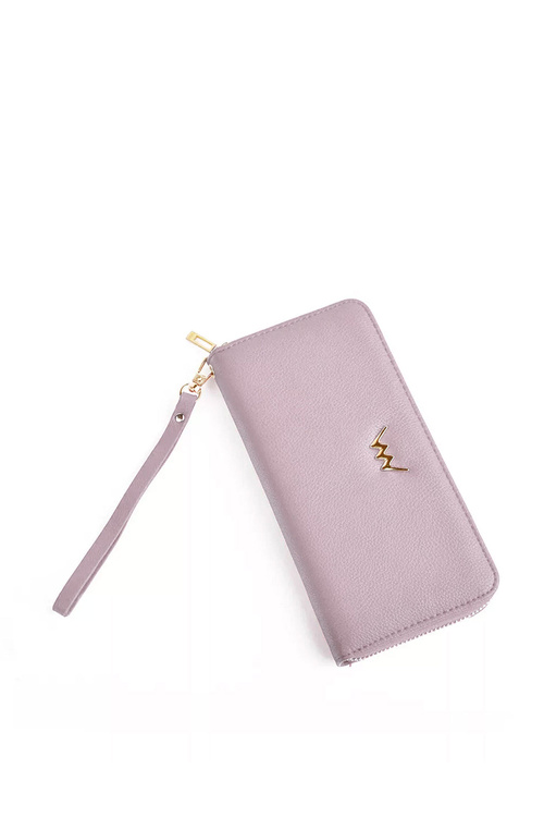 Large Women's Zip Wallet Light Pink Hailey