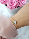 Women's Chain Bracelet Flower Gold Selene