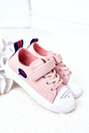 Children's Sneakers With Velcro Pink Cartoon