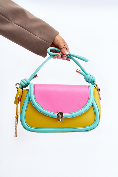 Shoulder Bag NOBO NBAG-P5000-C002 Yellow-Pink