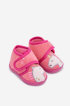 Kids slippers with velcro fuchsia Jeselle