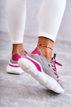 Women's Sneakers Memory Foam System Big Star KK274030 Grey