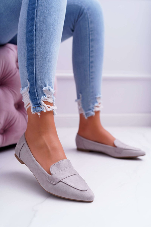 Women's Ballerina Suede Lords Grey Gretar