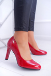 Women's Lacquered pumps Sergio Leone Red Campbell