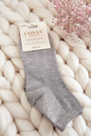 Women's Cotton Socks With Shiny Thread Cosas Grey