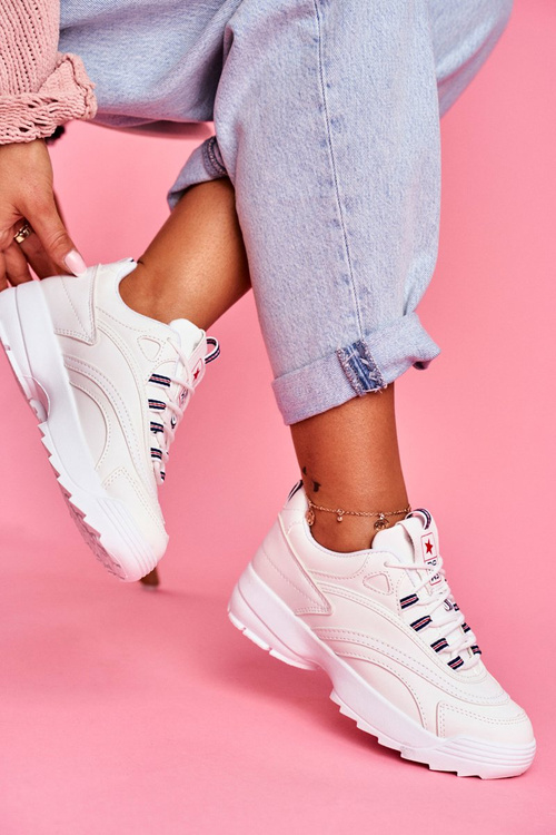 Women's Sports Shoes Sneakers White Boston