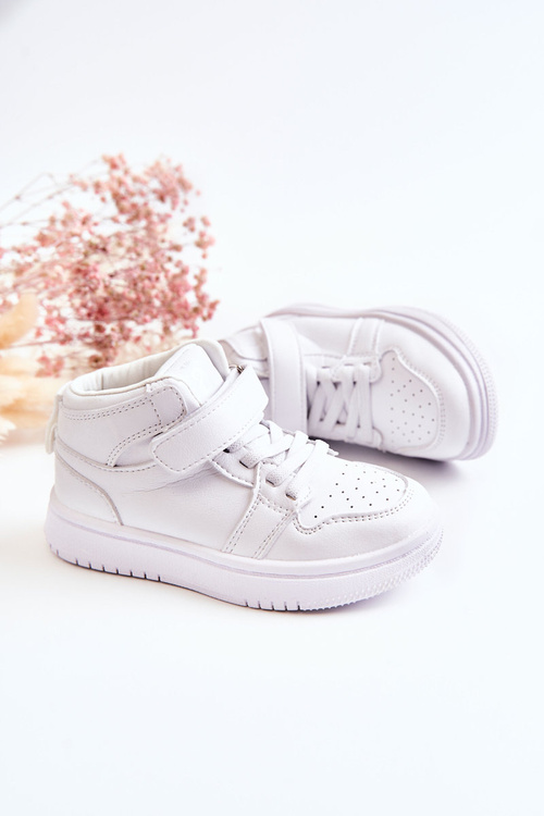 Children's High Sport Shoes White Berty