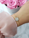 Women's Clover Gold Chain Bracelet Selene