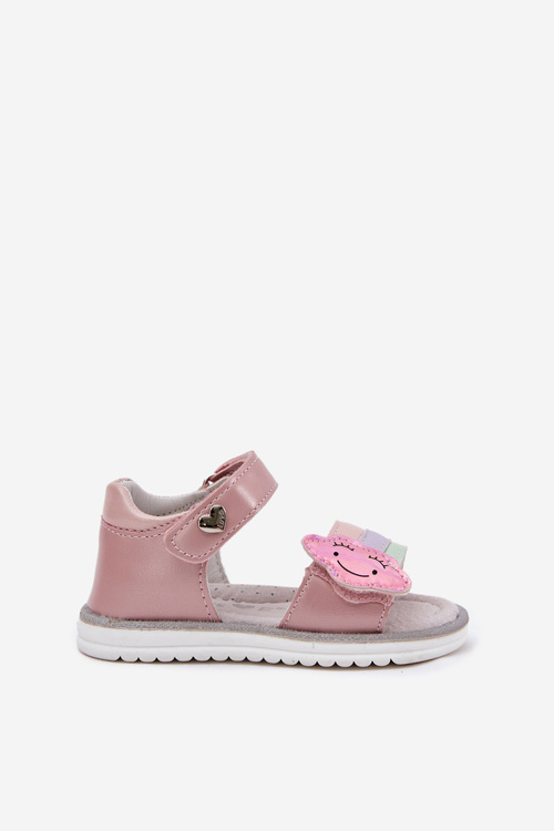 Children's Sandals With Velcro Pink Orailla