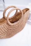 Braided Handbag Olca Camel