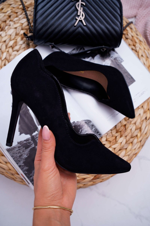 Suede Stilettos S.Barski L65-1 Black