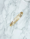 Women's Steel Bracelet With Zirconia Infinity Gold Glam