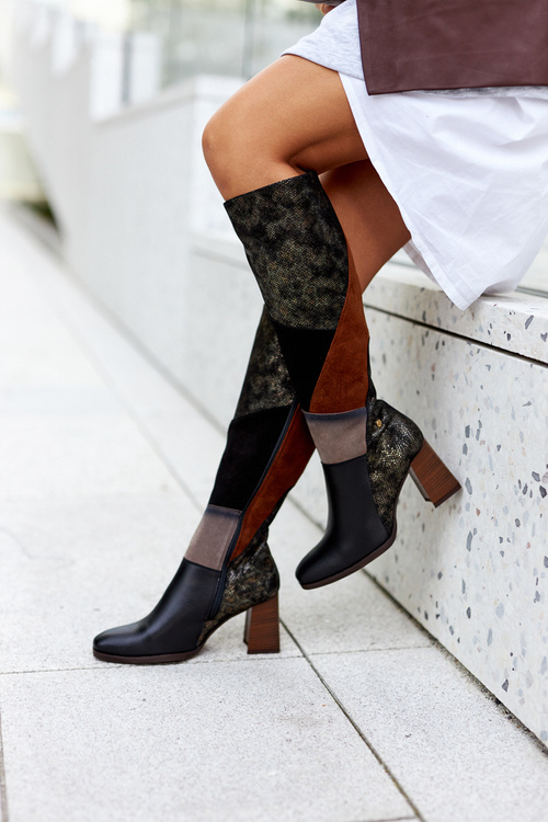 Maciejka Zipper Boots Brown 05240-02