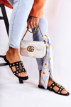Women's Classic Slippers With Ornaments Black Scotlyn